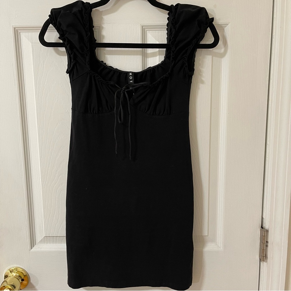 Motel Rocks Black Mini Dress